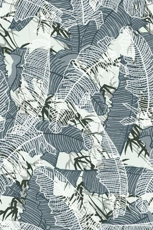 绿植树叶印花华亿平台图片