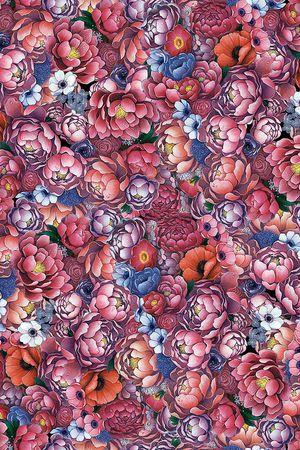 满版散花印花华亿平台图片