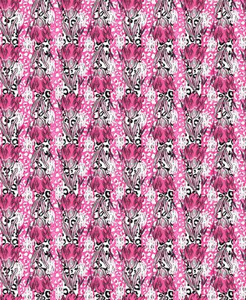 豹纹印花华亿平台图片