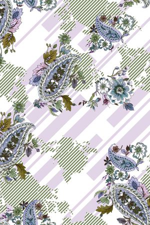 几何印花华亿平台图片