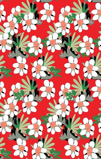 笑脸印花华亿平台图片