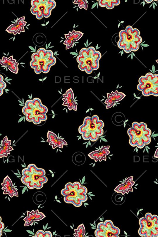 小碎花印花华亿平台图片