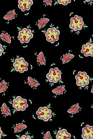 小碎花印花华亿平台图片