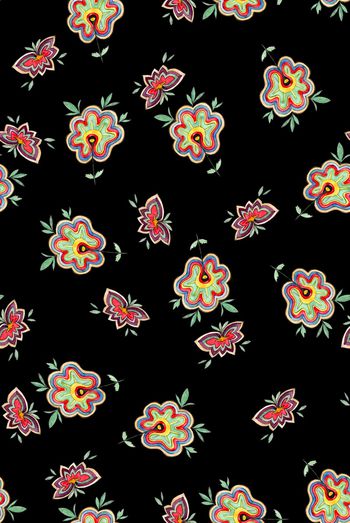 小碎花印花华亿平台图片