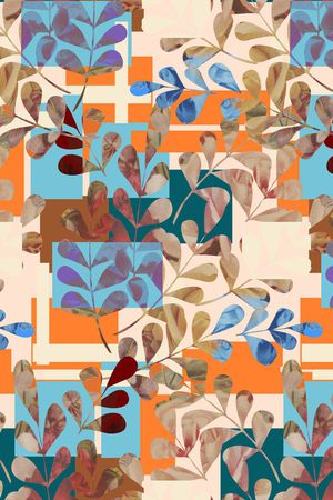 几何印花华亿平台图片