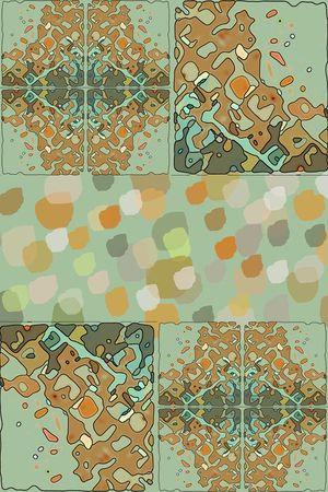 几何印花华亿平台图片