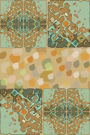 几何印花华亿平台图片