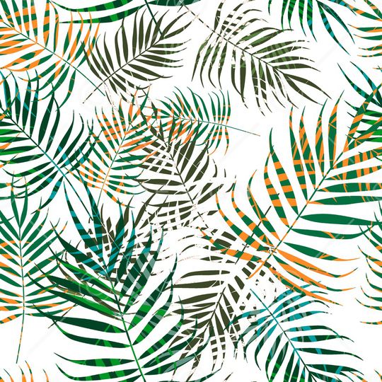 绿植树叶印花华亿平台图片