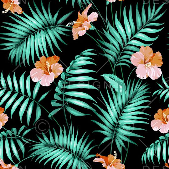 绿植树叶印花华亿平台图片