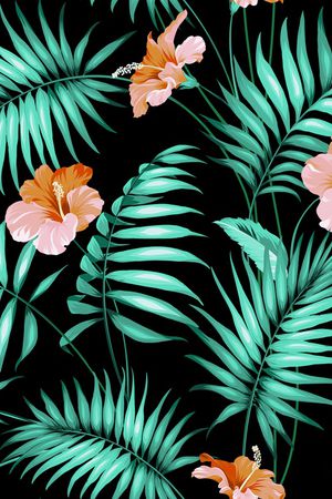 绿植树叶印花华亿平台图片