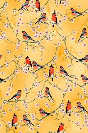 鸟印花华亿平台图片