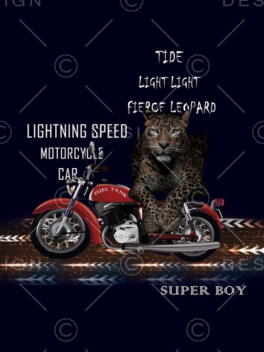 胸前独幅印花华亿平台图片