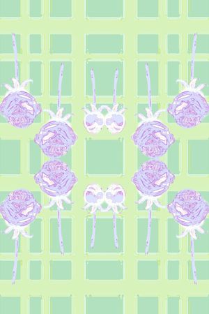 格子印花华亿平台图片