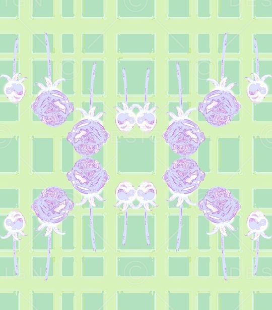 格子印花华亿平台图片