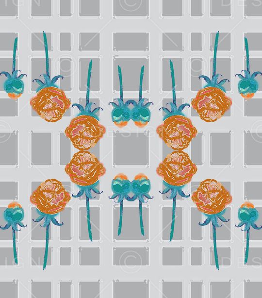 格子印花华亿平台图片