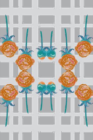 格子印花华亿平台图片