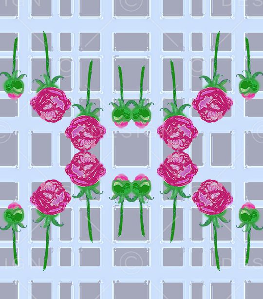 格子印花华亿平台图片