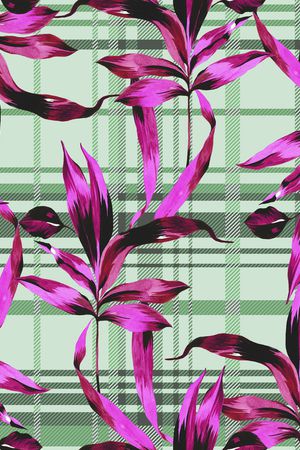 绿植树叶印花华亿平台图片