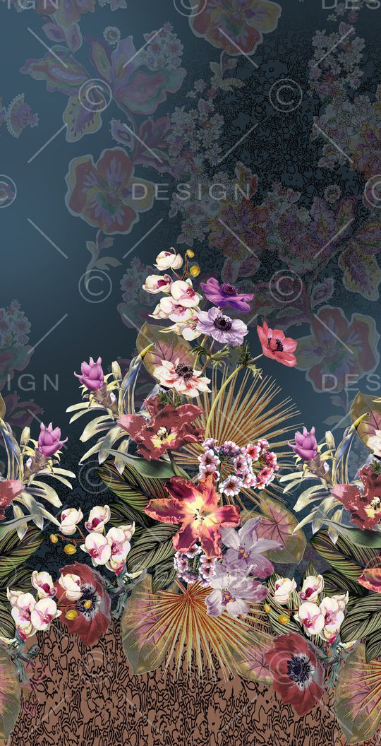 数码定位花印花华亿平台图片