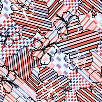 几何印花华亿平台图片