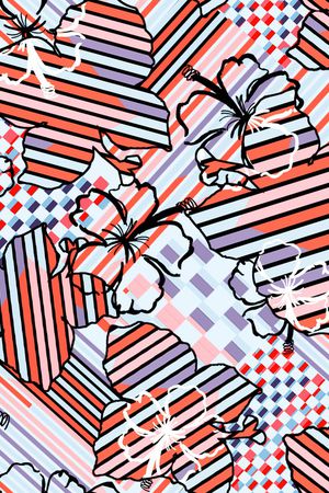 几何印花华亿平台图片