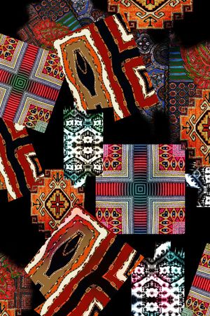 几何印花华亿平台图片