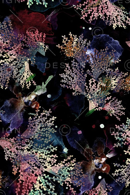 水彩印花华亿平台图片