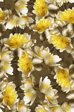 植物花草印花华亿平台图片