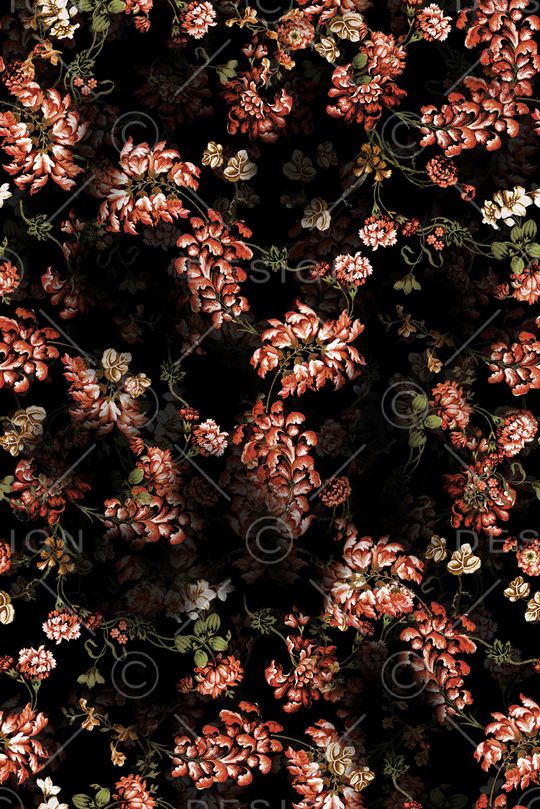 满版散花印花华亿平台图片