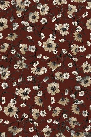 满版散花印花华亿平台图片