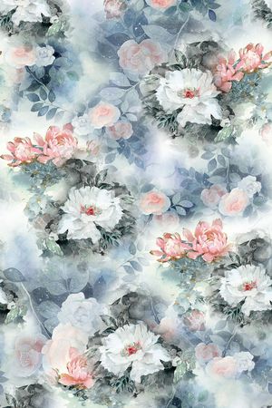 水彩印花华亿平台图片