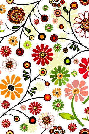 白底花印花华亿平台图片