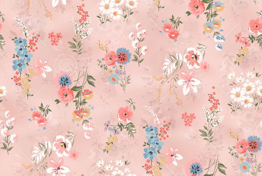 连衣裙印花华亿平台图片