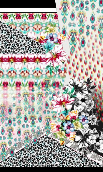 定位花印花华亿平台图片