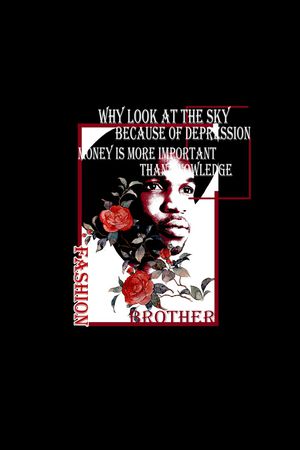 抽象男装印花华亿平台图片