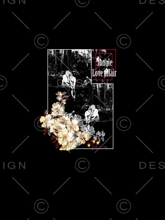 抽象男装印花华亿平台图片