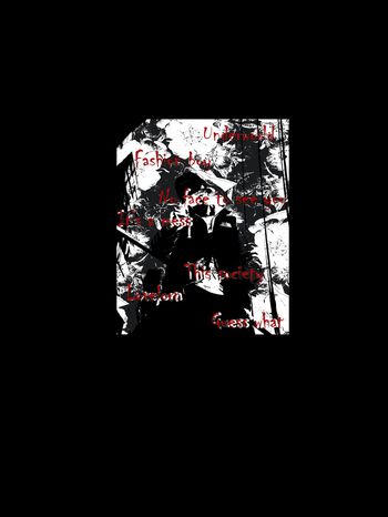 抽象男装印花华亿平台图片