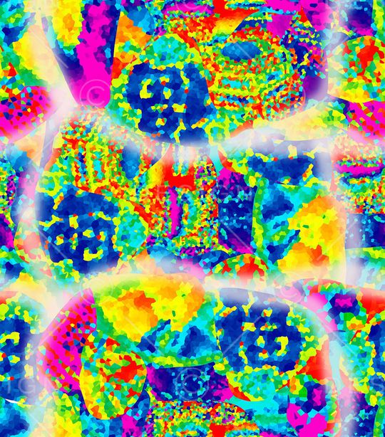 抽象印花华亿平台图片