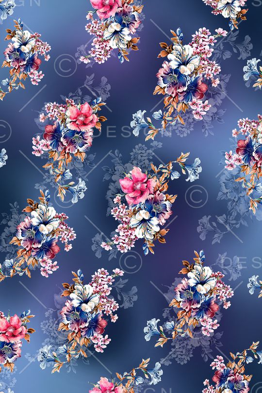 连衣裙印花华亿平台图片