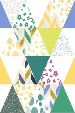 几何印花华亿平台图片