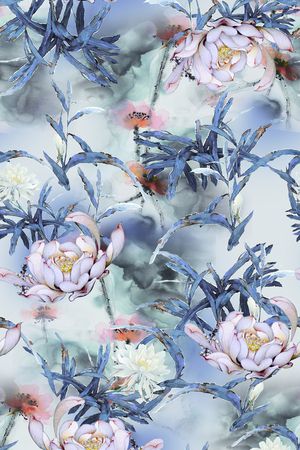 水彩印花华亿平台图片