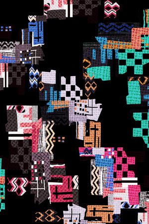 几何印花华亿平台图片