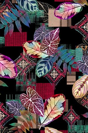 几何印花华亿平台图片