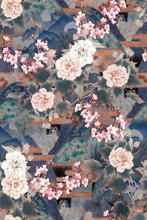 香云纱印花华亿平台图片