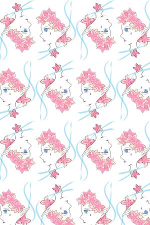 少女印花华亿平台图片