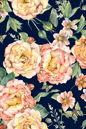 水彩印花华亿平台图片