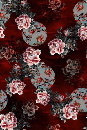 香云纱印花华亿平台图片