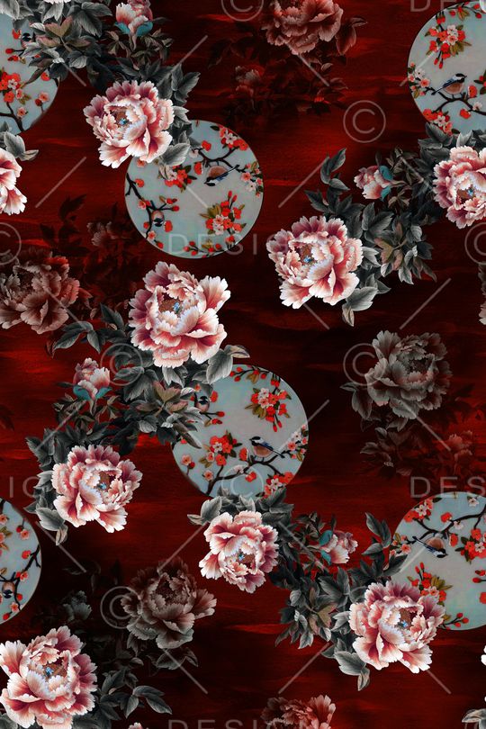 香云纱印花华亿平台图片