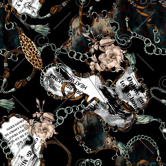 黑白华亿平台印花华亿平台图片