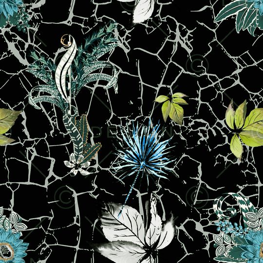 黑白华亿平台印花华亿平台图片